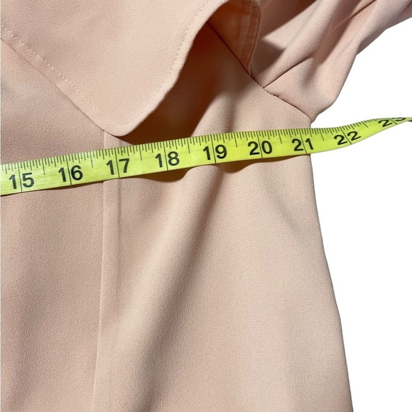 Blue Angel peach belted trench dress/coat - Picture 10 of 15